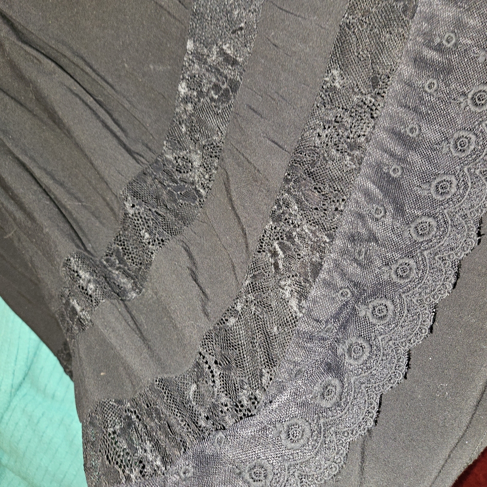 Torrid Black Lace Trim Dress